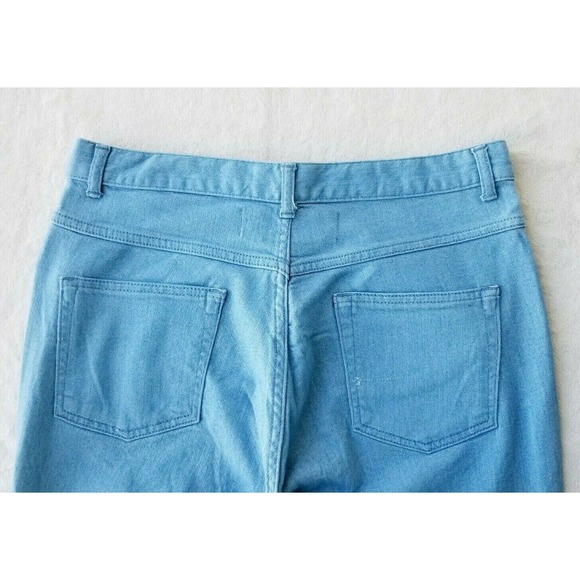 MARQUES ALMEIDA RUNWAY "SPRING BLUE LONDON CHIC" STRETCH JEANS $385 UK-10 / US-6 - Picture 9 of 12